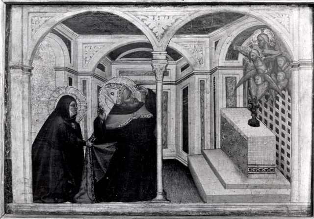 A. C. Cooper — Maestro di San Lucchese - sec. XIV - Visione di sant'Agostino — insieme
